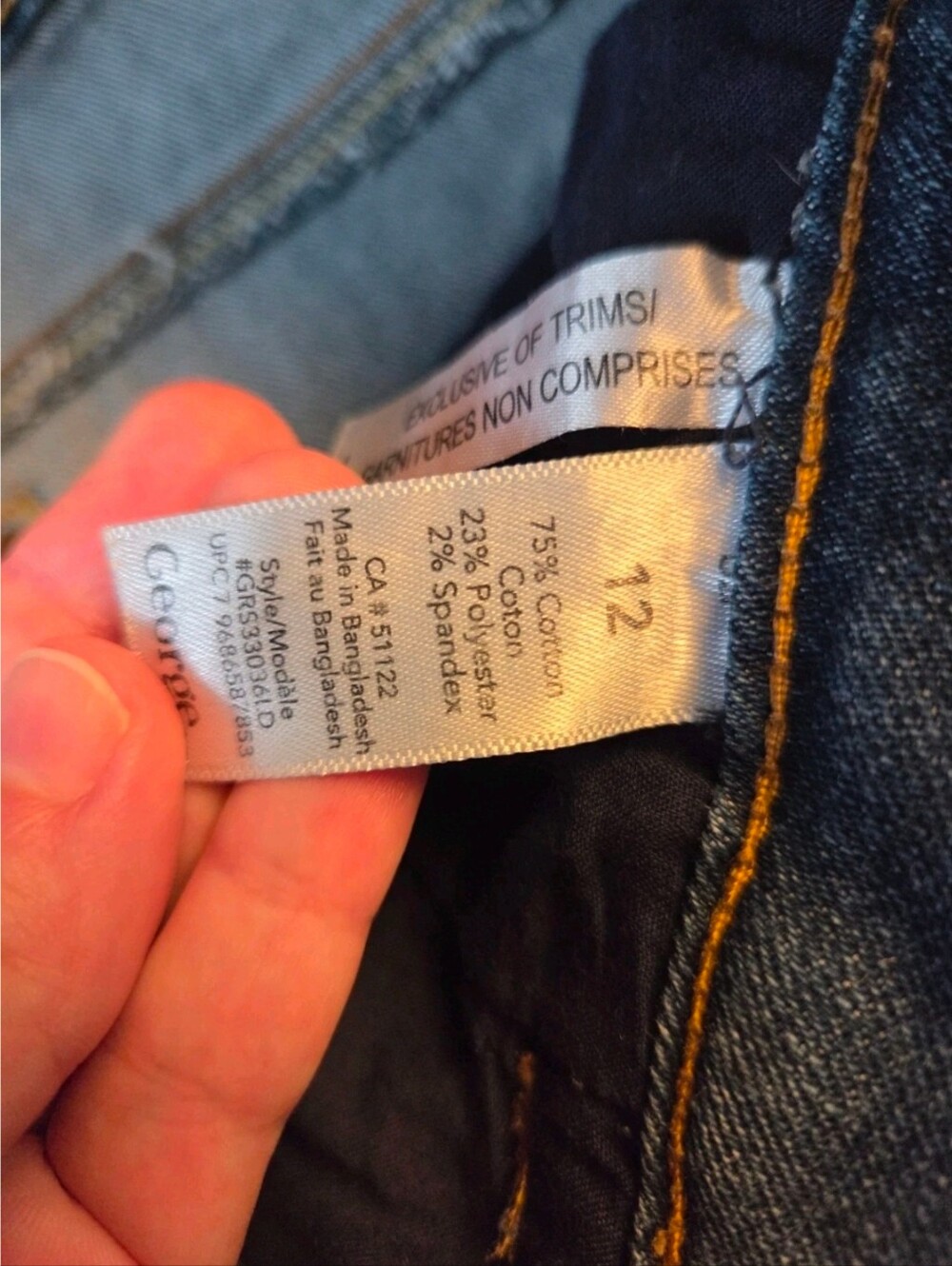 George cuffed denim short - Picture 6 of 12